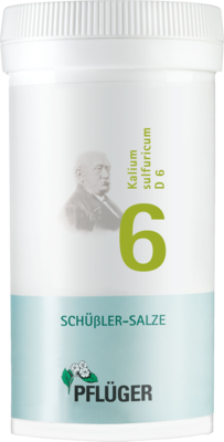 BIOCHEMIE Pflüger 6 Kalium sulfuricum D 6 Tabl.