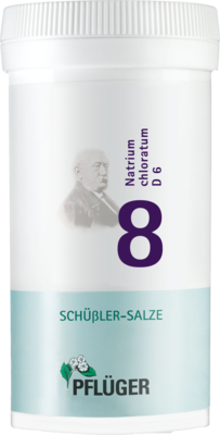 BIOCHEMIE Pflüger 8 Natrium chloratum D 6 Tabl.