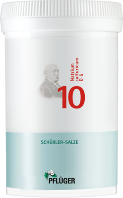 BIOCHEMIE Pflüger 10 Natrium sulfuricum D 6 Tabl.