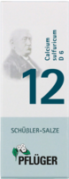 BIOCHEMIE Pflüger 12 Calcium sulfuricum D 6 Tabl.