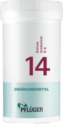 BIOCHEMIE Pflüger 14 Kalium bromatum D 6 Tabletten