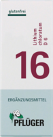BIOCHEMIE Pflüger 16 Lithium chloratum D 6 Tabl.