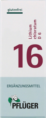 BIOCHEMIE Pflüger 16 Lithium chloratum D 6 Tabl.