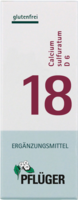 BIOCHEMIE Pflüger 18 Calcium sulfuratum D 6 Tabl.