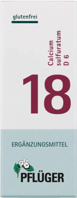 BIOCHEMIE Pflüger 18 Calcium sulfuratum D 6 Tabl.