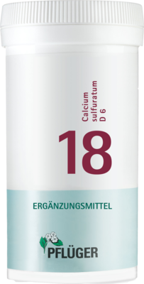BIOCHEMIE Pflüger 18 Calcium sulfuratum D 6 Tabl.