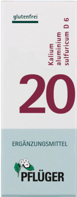 BIOCHEMIE Pflüger 20 Kalium alumin.sulfur.D 6 Tab.