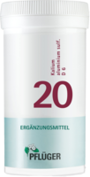 BIOCHEMIE Pflüger 20 Kalium alumin.sulfur.D 6 Tab.