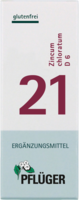 BIOCHEMIE Pflüger 21 Zincum chloratum D 6 Tabl.