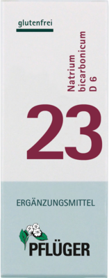BIOCHEMIE Pflüger 23 Natrium bicarbonicum D 6 Tab.