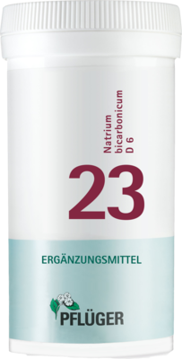 BIOCHEMIE Pflüger 23 Natrium bicarbonicum D 6 Tab.