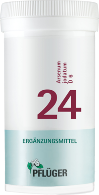 BIOCHEMIE Pflüger 24 Arsenum jodatum D 6 Tabletten