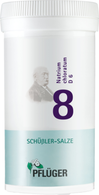 BIOCHEMIE Pflüger 8 Natrium chloratum D 6 Pulver