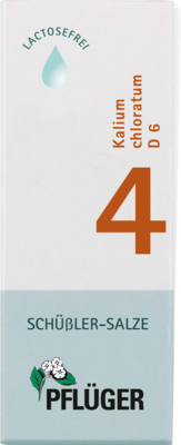 BIOCHEMIE Pflüger 4 Kalium chloratum D 6 Tropfen