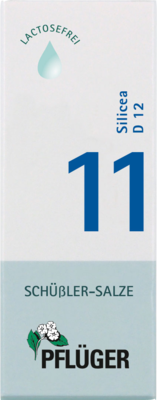 BIOCHEMIE Pflüger 11 Silicea D 12 Tropfen
