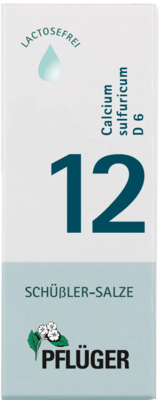 BIOCHEMIE Pflüger 12 Calcium sulfuricum D 6 Tropf.