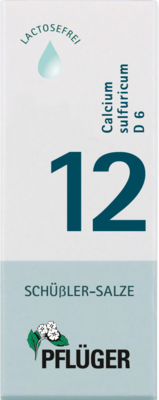 BIOCHEMIE Pflüger 12 Calcium sulfuricum D 6 Tropf.