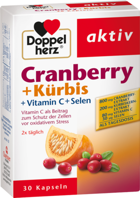 DOPPELHERZ Cranberry+Kürbis Kapseln