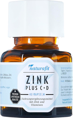 NATURAFIT Zink Plus C+D Kapseln