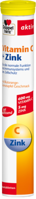 DOPPELHERZ Vitamin C+Zink Brausetabletten