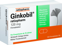 GINKOBIL-ratiopharm 120 mg Filmtabletten