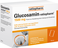 GLUCOSAMIN-RATIOPHARM 1500 mg Plv.z.H.e.L.z.Einn.
