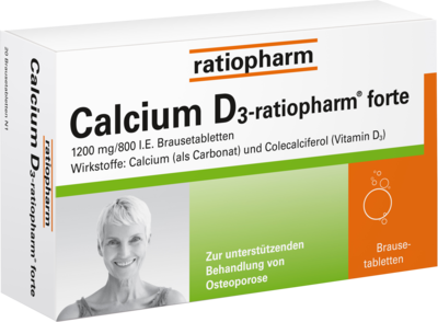 CALCIUM D3-ratiopharm forte Brausetabletten