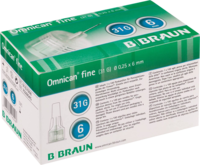 OMNICAN fine Pen Kanüle 31 G 0,25x6 mm
