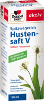 DOPPELHERZ Spitzwegerich Hustensaft V