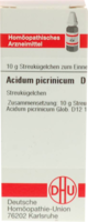 ACIDUM PICRINICUM D 12 Globuli