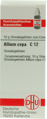 ALLIUM CEPA C 12 Globuli