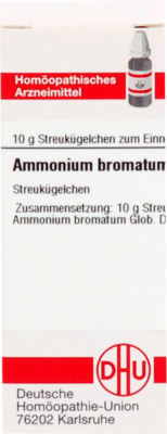 AMMONIUM BROMATUM D 6 Globuli