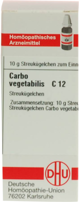 CARBO VEGETABILIS C 12 Globuli