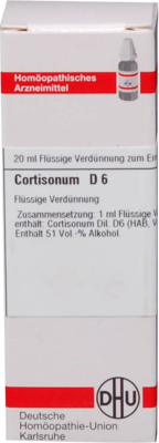 CORTISONUM D 6 Dilution