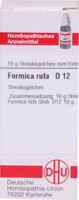 FORMICA RUFA D 12 Globuli