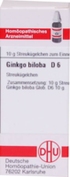 GINKGO BILOBA D 6 Globuli