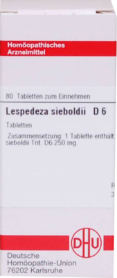 LESPEDEZA SIEBOLDII D 6 Tabletten