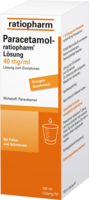 PARACETAMOL-ratiopharm Lösung