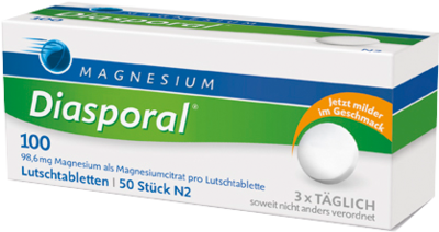 MAGNESIUM DIASPORAL 100 Lutschtabletten