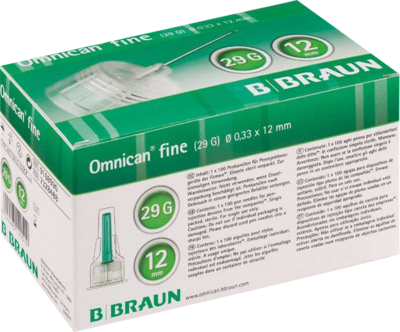 OMNICAN fine Pen Kanüle 29 G 0,33x12 mm