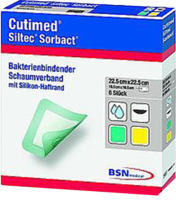 CUTIMED Siltec Sorbact B PU-Verb.7,5x7,5cm