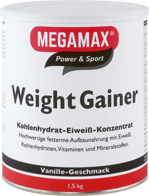 WEIGHT GAINER Megamax Vanille Pulver