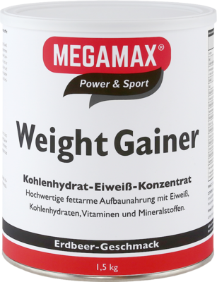 WEIGHT GAINER Megamax Erdbeere Pulver