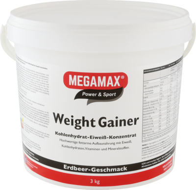 WEIGHT GAINER Megamax Erdbeere Pulver