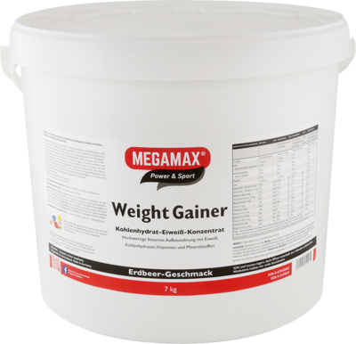 WEIGHT GAINER Megamax Erdbeere Pulver