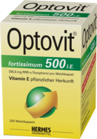 OPTOVIT fortissimum 500 Kapseln