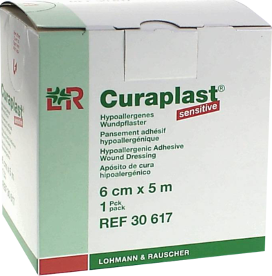 CURAPLAST Wundschnellverb.sensitiv 6 cmx5 m