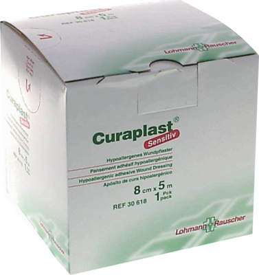 CURAPLAST Wundschnellverb.sensitiv 8 cmx5 m