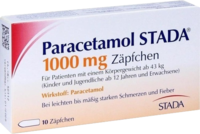 PARACETAMOL STADA 1000 mg Zäpfchen