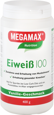 EIWEISS 100 Vanille Megamax Pulver